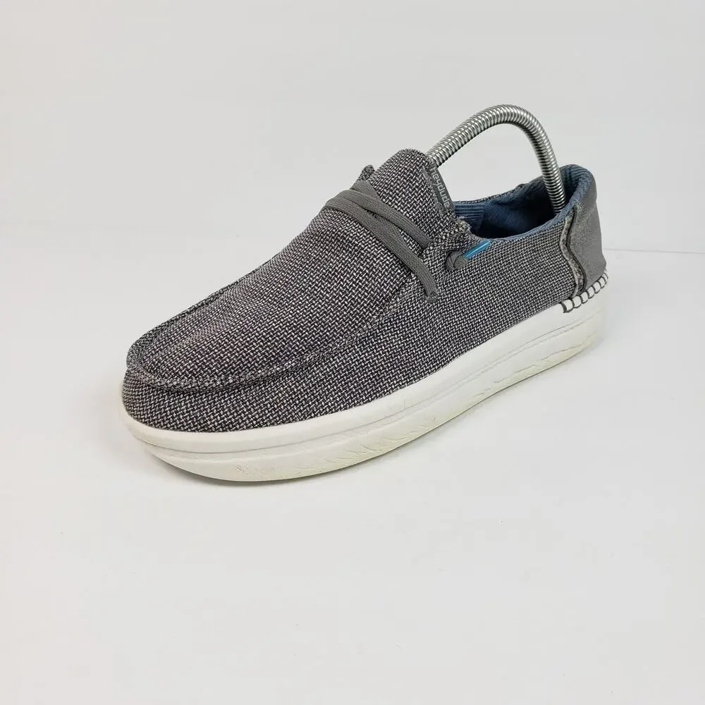 Hey Dude Wendy Rise Womens Size 10 Stone Silver Slip On Comfort Loafer Shoes